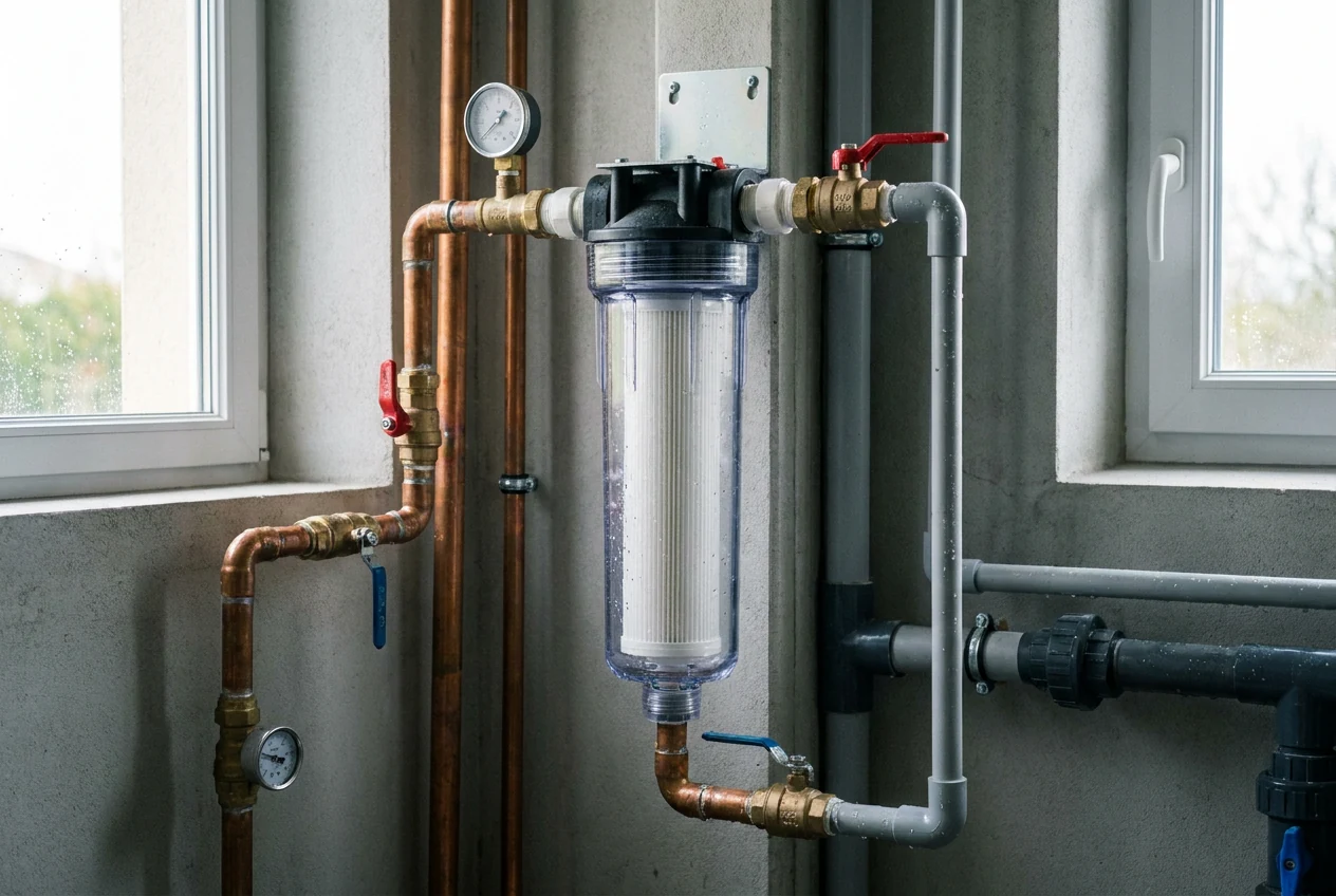 Filtration des eaux usées à Fillière