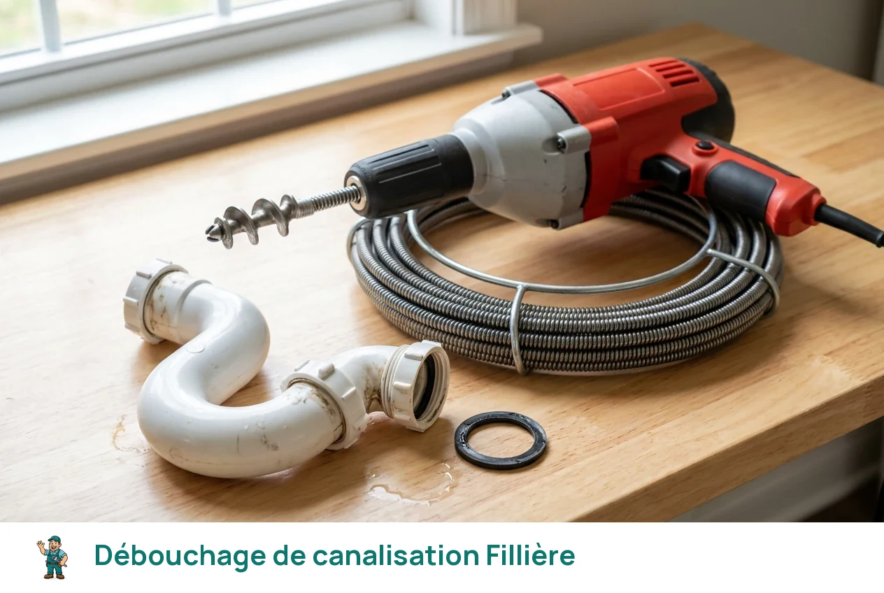 Débouchage de canalisation à Fillière
