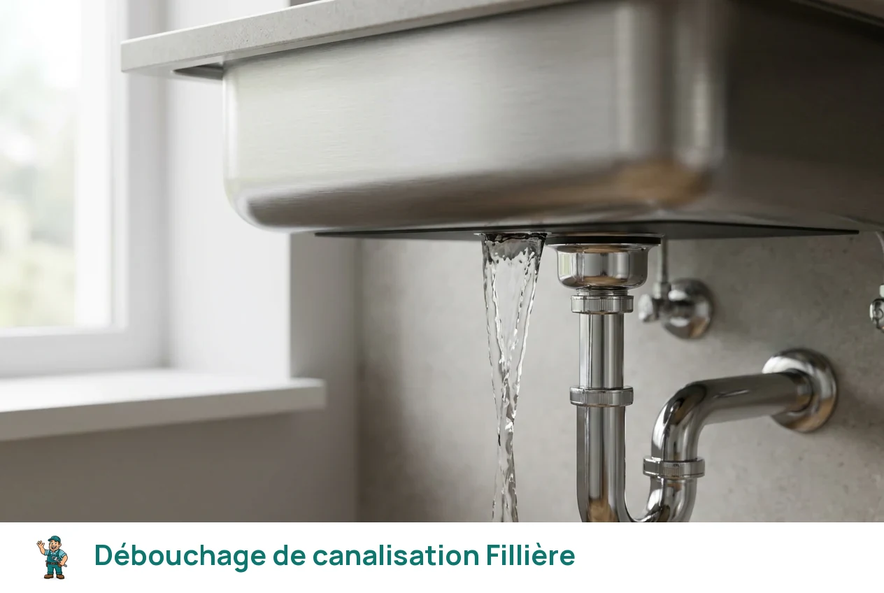 Débouchage de canalisation à Fillière