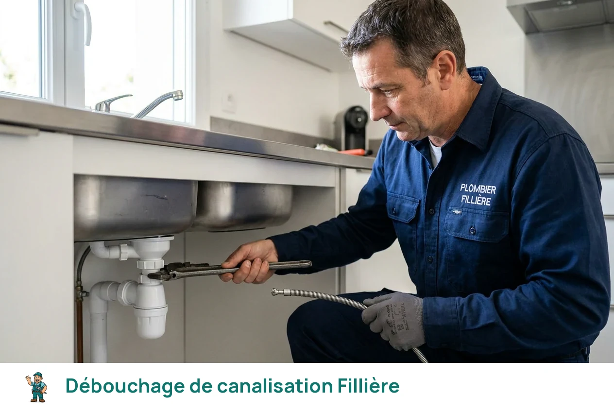 Débouchage de canalisation à Fillière