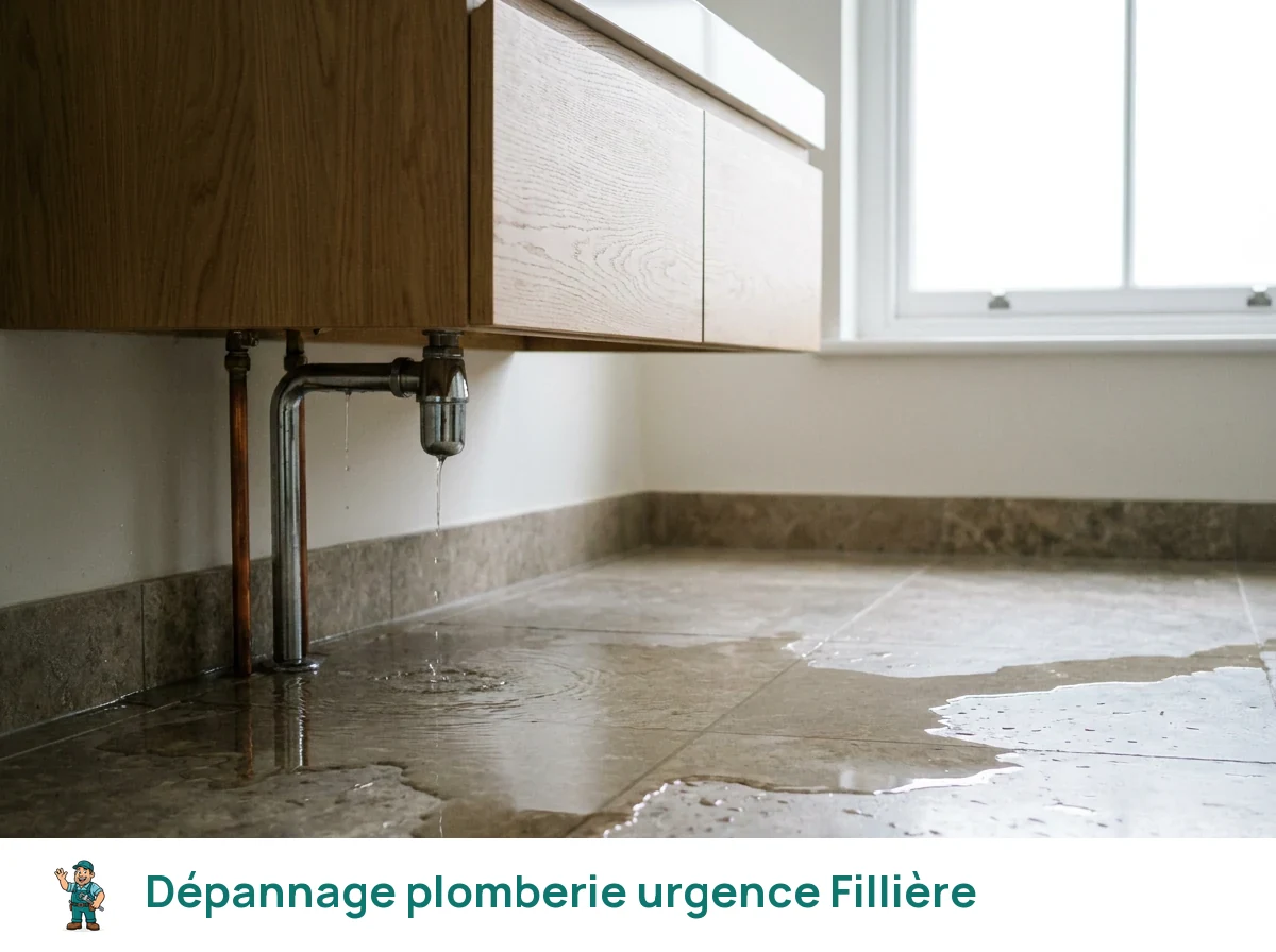 Dépannage plomberie urgence à Fillière