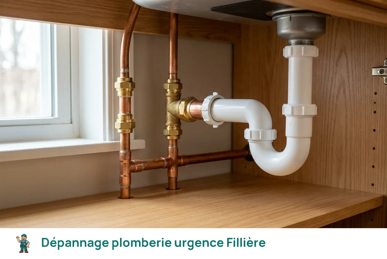 Dépannage plomberie urgence à Fillière