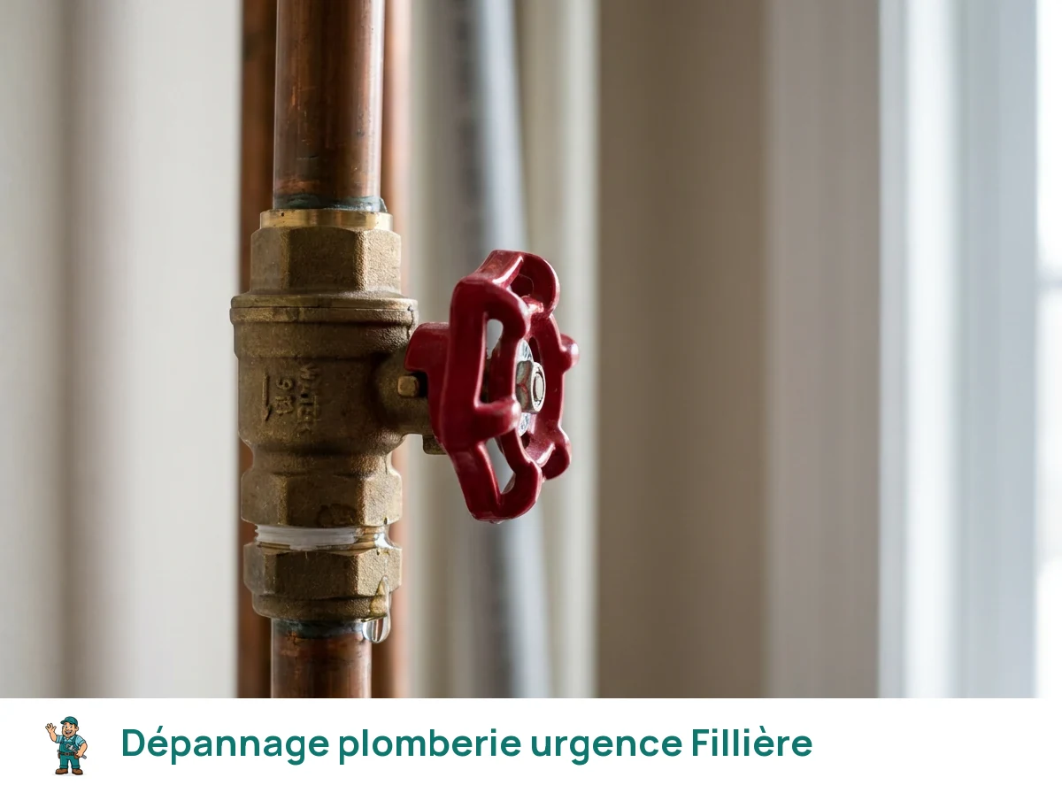 Dépannage plomberie urgence à Fillière