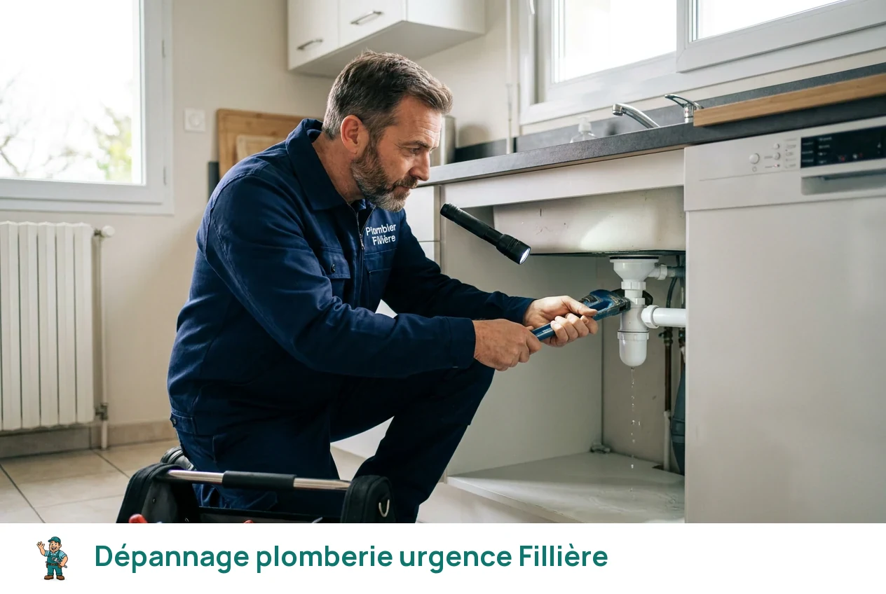Dépannage plomberie urgence à Fillière