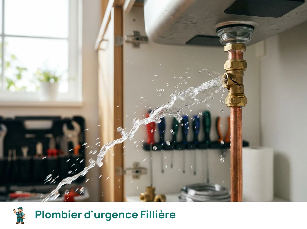 Plombier d'urgence à Fillière