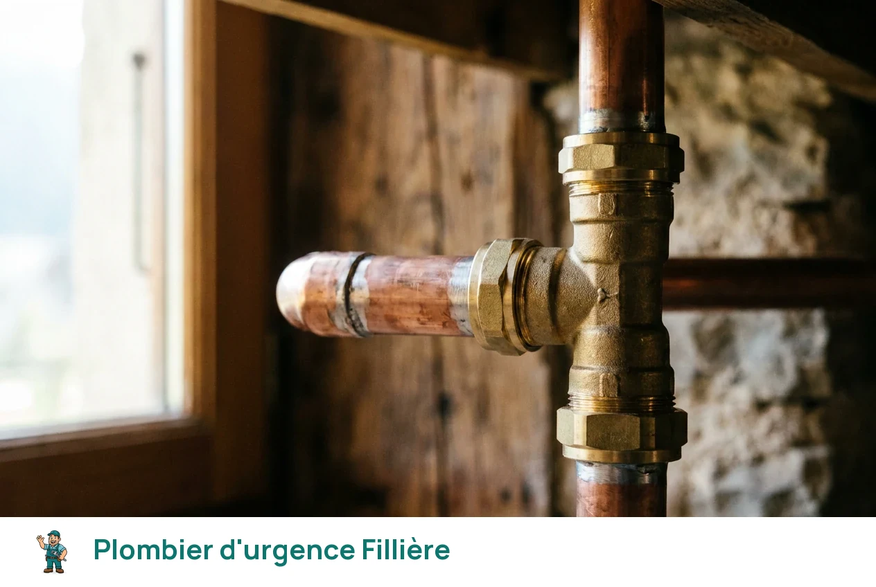 Plombier d'urgence à Fillière