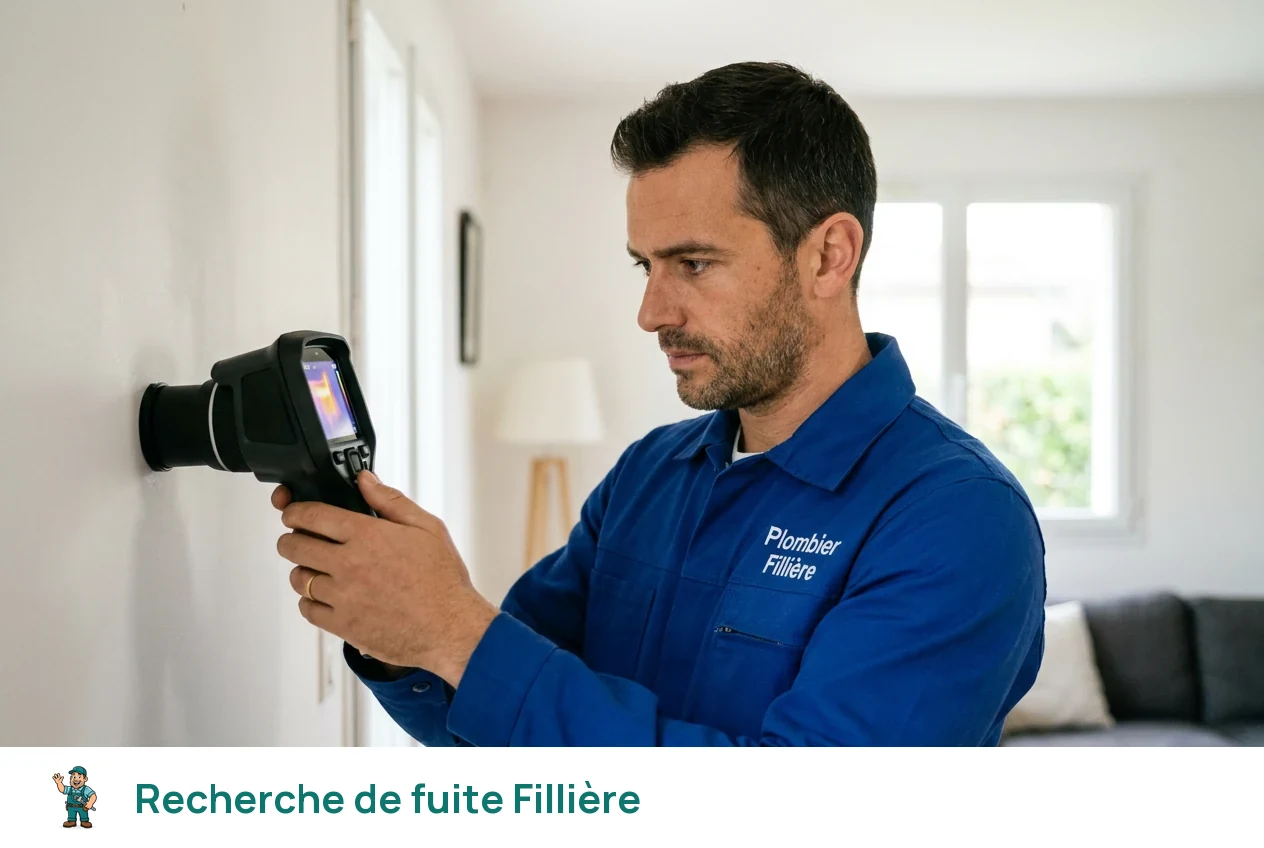 Recherche de fuite à Fillière