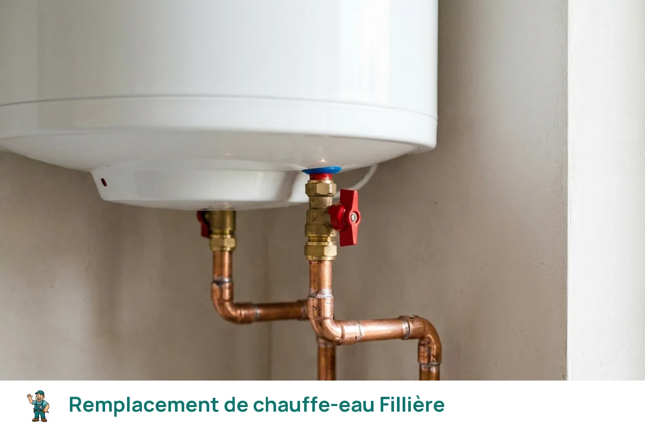 Remplacement de chauffe-eau à Fillière