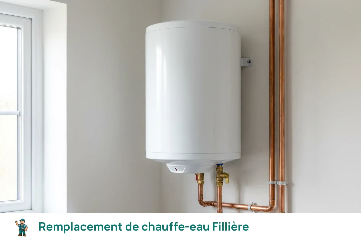 Remplacement de chauffe-eau à Fillière