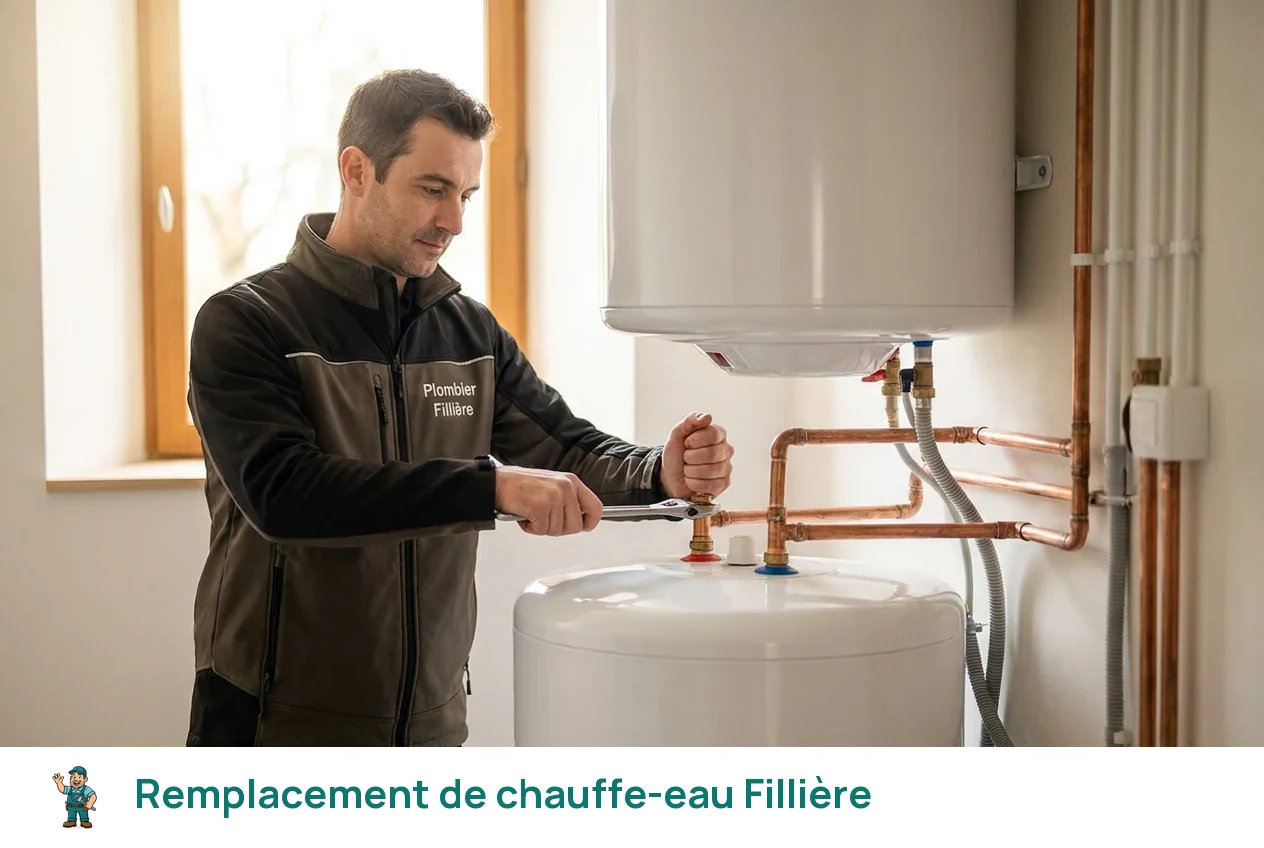 Remplacement de chauffe-eau à Fillière